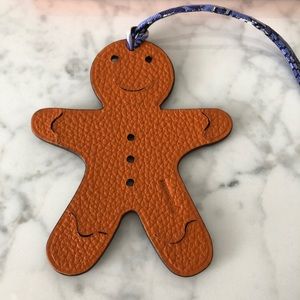 BRAND NEW Hermes petit H gingerbread man charm
